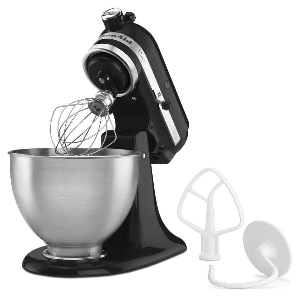 KitchenAid Classic Series 4.5 Qt Tilt-Head Stand Mixer – 275W, 10 Speeds, White