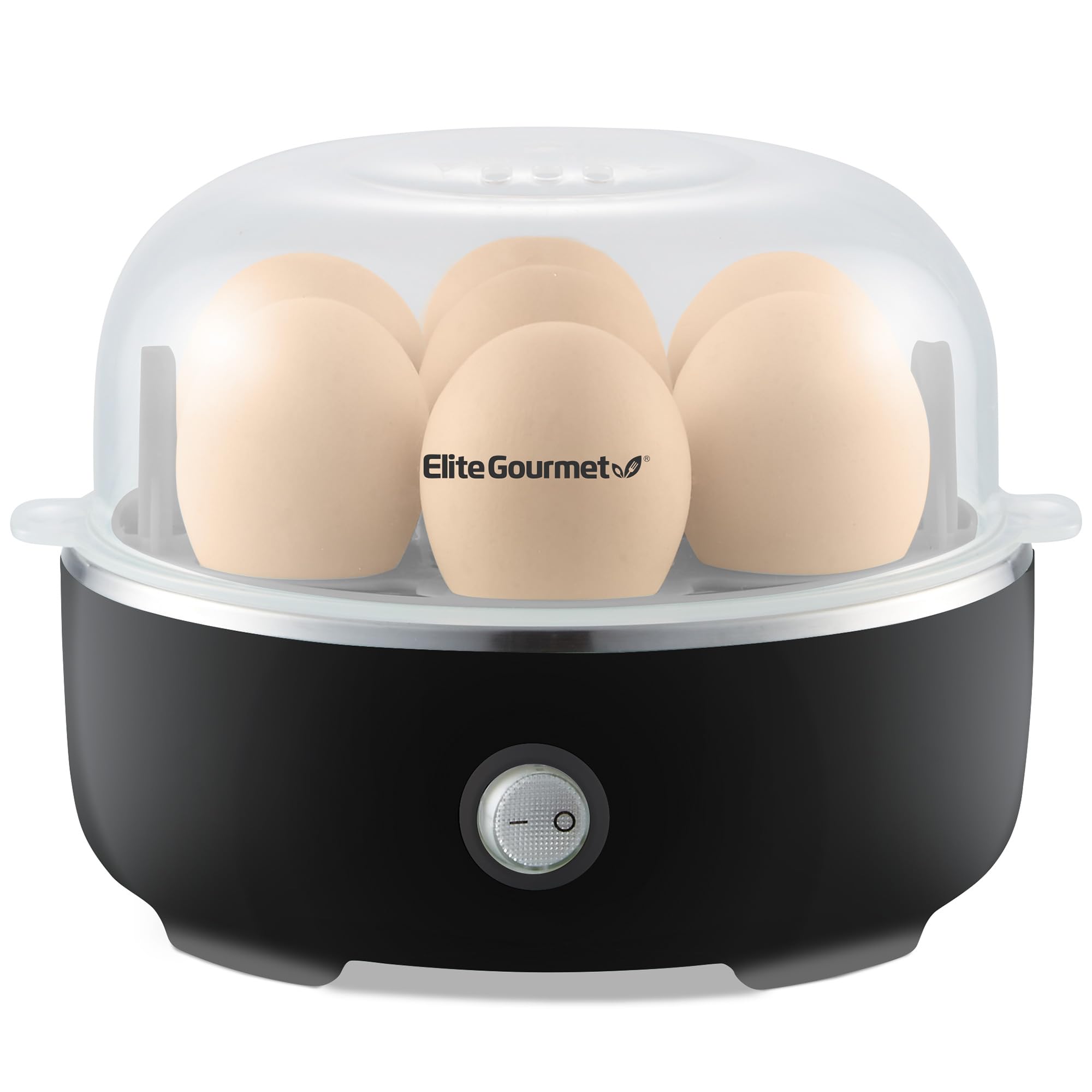 Elite Gourmet Easy Egg Cooker – 7-Egg Electric Cooker with Auto Shut-Off, Retro Mint