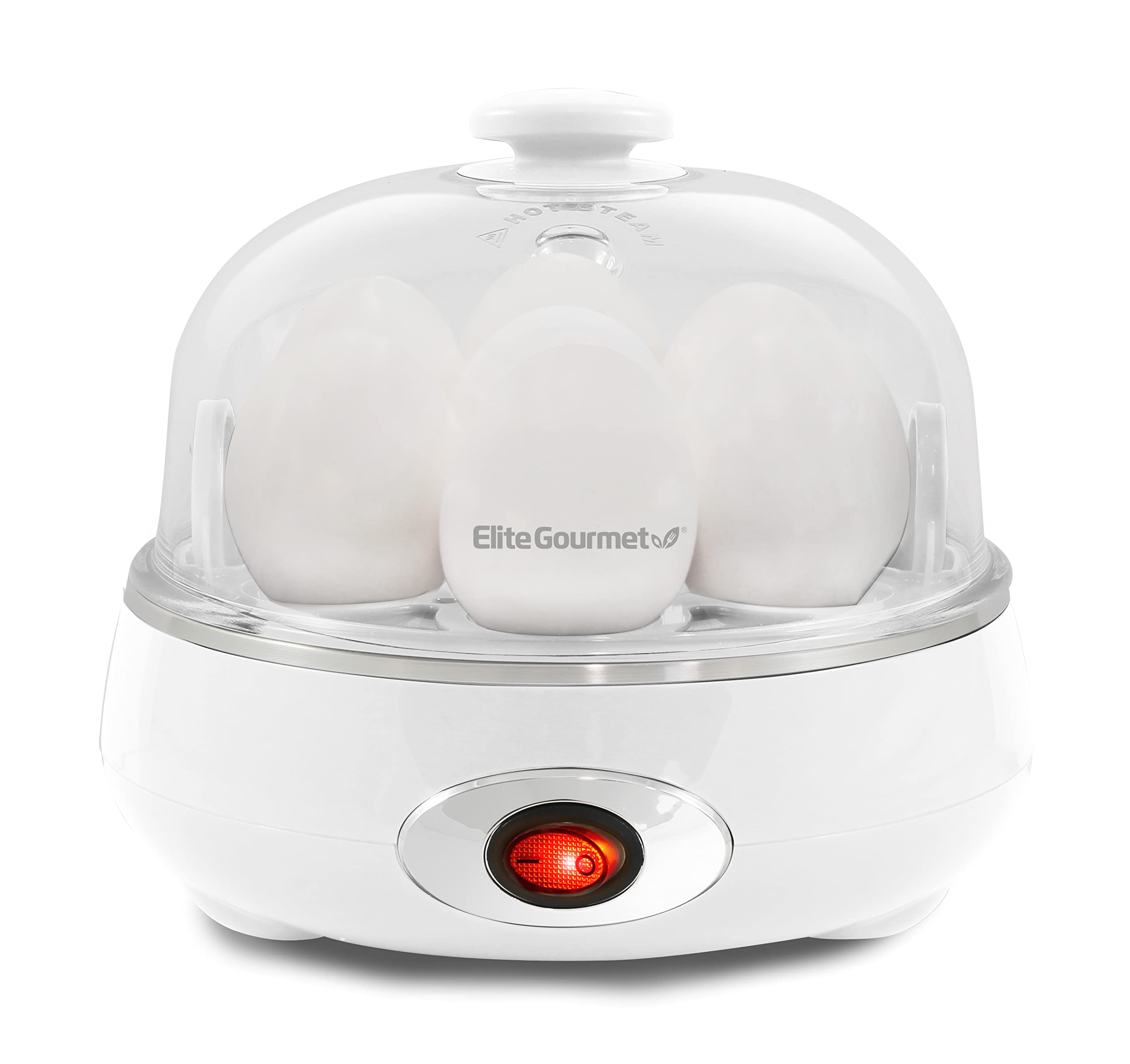 Elite Gourmet Easy Egg Cooker – 7-Egg Electric Cooker with Auto Shut-Off, Retro Mint