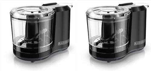 BLACK+DECKER 1.5-Cup Electric Food Chopper, One Touch Pulse, 150W Motor, Stay-Sharp Blade, Dishwasher Safe