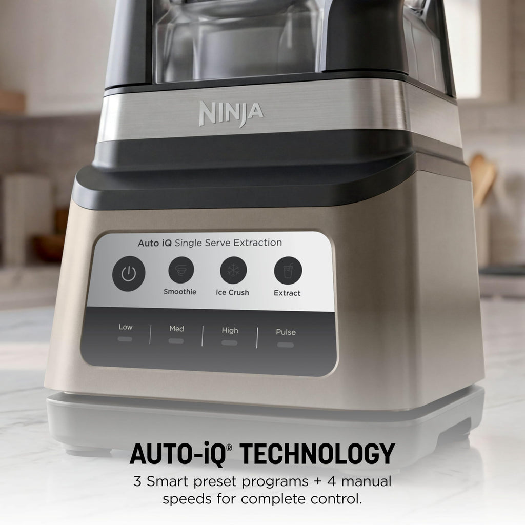 Ninja Professional Plus Blender with Auto-iQ | Smoothie and Ice Cream Maker, Frozen Drink Mixer, Margarita Machine | 3 Auto-iQ Presets, 1400W, 72-oz. Total Crushing Pitcher | Dark Grey | BN701