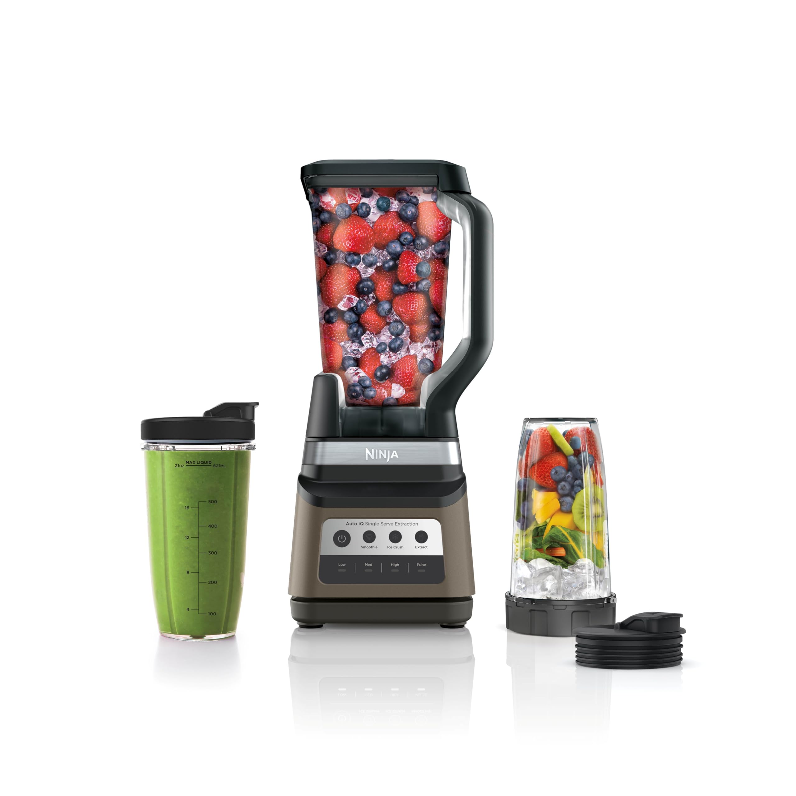 Ninja Professional Plus Blender with Auto-iQ | Smoothie and Ice Cream Maker, Frozen Drink Mixer, Margarita Machine | 3 Auto-iQ Presets, 1400W, 72-oz. Total Crushing Pitcher | Dark Grey | BN701