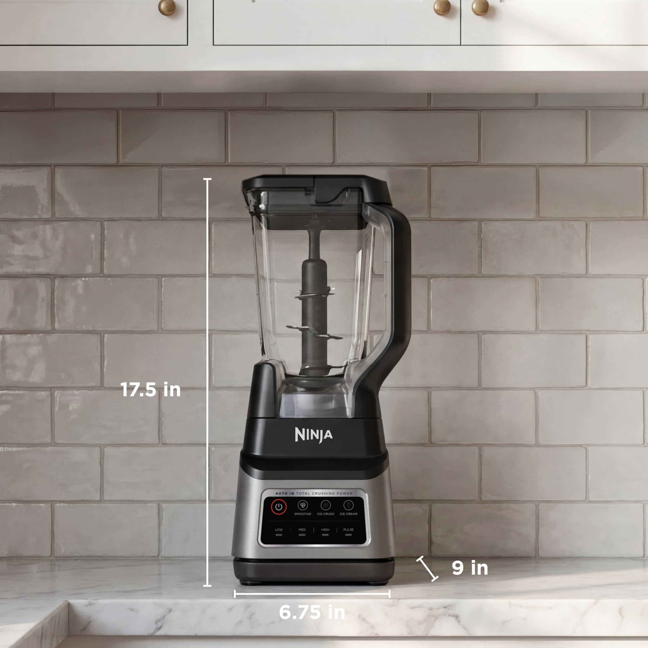 Ninja Professional Plus Blender with Auto-iQ | Smoothie and Ice Cream Maker, Frozen Drink Mixer, Margarita Machine | 3 Auto-iQ Presets, 1400W, 72-oz. Total Crushing Pitcher | Dark Grey | BN701