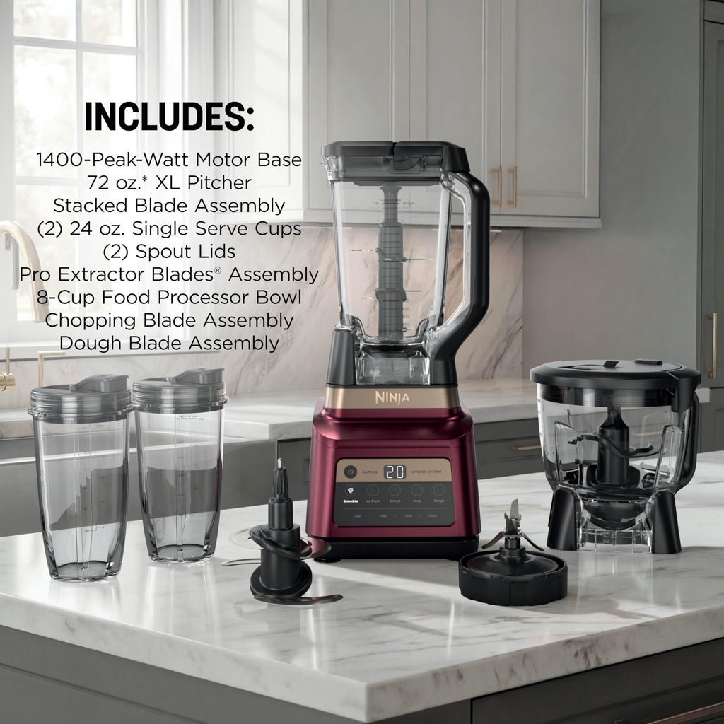 Ninja Professional Plus Blender with Auto-iQ | Smoothie and Ice Cream Maker, Frozen Drink Mixer, Margarita Machine | 3 Auto-iQ Presets, 1400W, 72-oz. Total Crushing Pitcher | Dark Grey | BN701
