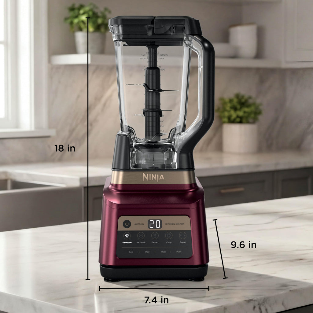Ninja Professional Plus Blender with Auto-iQ | Smoothie and Ice Cream Maker, Frozen Drink Mixer, Margarita Machine | 3 Auto-iQ Presets, 1400W, 72-oz. Total Crushing Pitcher | Dark Grey | BN701